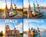 超写实的旅行广告