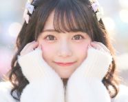 可爱偶像特写肖像