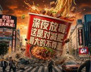 深夜放毒是对减肥最大的不尊重