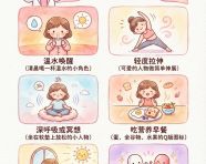 手绘美颜科普图