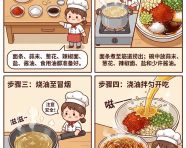 油泼面宫格漫画图