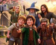 皮克斯风格3D动画场景