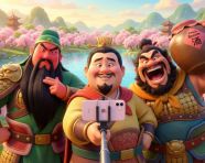 皮克斯风格3D动画场景