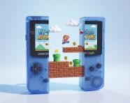 掌上游戏机的精美3D渲染图