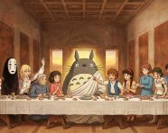 宫崎骏的角色走进最后的晚餐