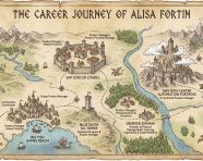 职业生涯历程可视化为地图