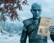 权游角色拿着护照