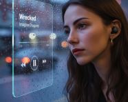 年轻女子公交车上的窗户边