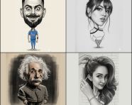 铅笔风格的大头漫画