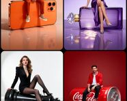 超大道具的影棚拍摄照片