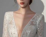 超精细逼真的美丽女人肖像