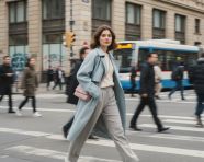 电影感街头美女摄影