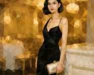 低多边形马赛克风格