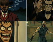 街头顽童（Gorillaz）风格插画