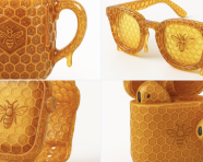 透明蜂窝状变形