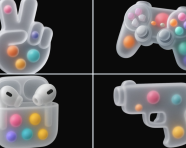 磨砂泡泡 3D 图标