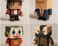 超细节盒状纸艺玩具