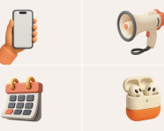 有趣的块状 3D 世界