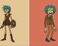 Gorillaz风格角色