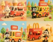 3D零食卡通世界