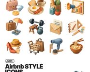 Airbnb风格的图标