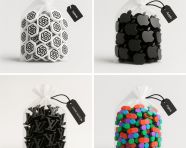 透明塑料袋装物体