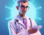 The doctor, health and medical stock image