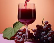 A photo of a grape juice, beverage advertisement photography inspiration
