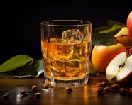 A photo of a apple juice, beverage advertisement photography inspiration