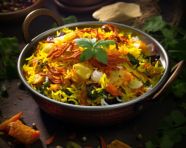 Ambur vegetables biryani, biryani advertisement, biryani stock photo