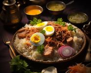 Malabar mutton biryani, biryani advertisement, biryani stock photo