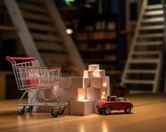 A photo of a e-commerce concept, finance stock photo