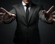 A man in a business suit with his arms out, seo stock images for marketing campaigns