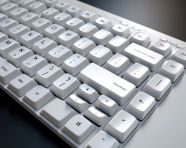 White computer keyboard, seo stock images for marketing campaigns