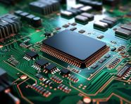 A checking current in laptop circuit board, free ai prompts for computer and communication