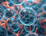 Human cell microscope background, healthcare stock images, life sciences stock images, ai stock images