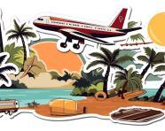 Sticker in style for travel, bumper stickers stock image, bumper stickers ai prompt, ai-generated bumper stickers