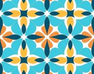 Modern geometric flower background, abstract patterns, abstract wallpaper, seamless patterns