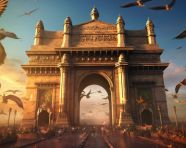 Gate of india in mumbai, gateway of india mumbai stock image, gateway of india mumbai ai prompt, gateway of india mumbai photo