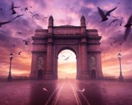 Dwesi bridge with magnolia gate and india gate, gateway of india mumbai stock image, gateway of india mumbai ai prompt, gateway of india mumbai photo