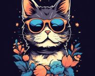 Cool cat with tattoo t-shirt
, animal t-shirt designs, animal t-shirt design stock images, animal t-shirt design ai prompts