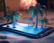 Traveling the world with your smartphone, adventure travel stock images, adventure travel ai prompts, travel stock images ai