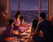 Sisters and brothers bonding on raksha bandhan