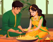 Happy durga puja background