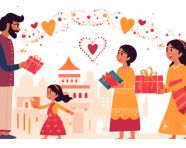 Cartoon drawing of child, raksha bandhan stock photo, raksha bandhan vector illustration, raksha bandhan ai generator