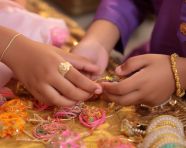 Childs hands on his eldest brother to give their hands rakhis for the rang puja, raksha bandhan stock photo, raksha bandhan vector illustration, raksha bandhan ai generator