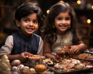 Indian brother and sister celebrate raksha bandhan, raksha bandhan stock photo, raksha bandhan vector illustration, raksha bandhan ai generator