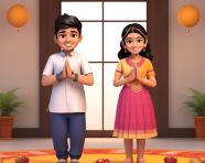 Indian family celebrates raksha bandhan festival, raksha bandhan stock photo, raksha bandhan vector illustration, raksha bandhan ai generator