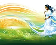 A motion and wave background for india, independence day stock image, independence day ai prompt