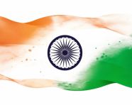 Indian flag watercolor painting, independence day stock image, independence day ai prompt